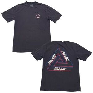 PALACE Skateboards Size S Navy-Blue Tri-Ferg Tee (Retail $55)